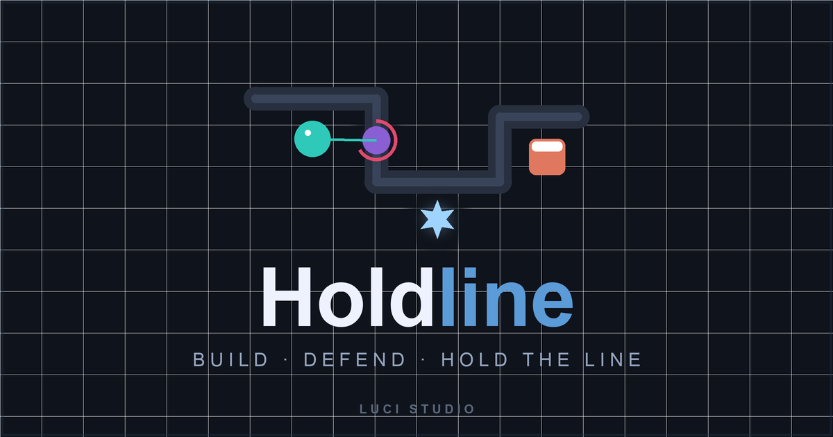Holdline — Minimalist tower defense
